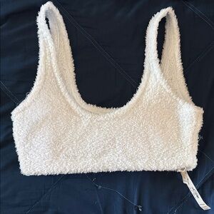 Victoria’s Secret Fuzzy Blue Crop Top